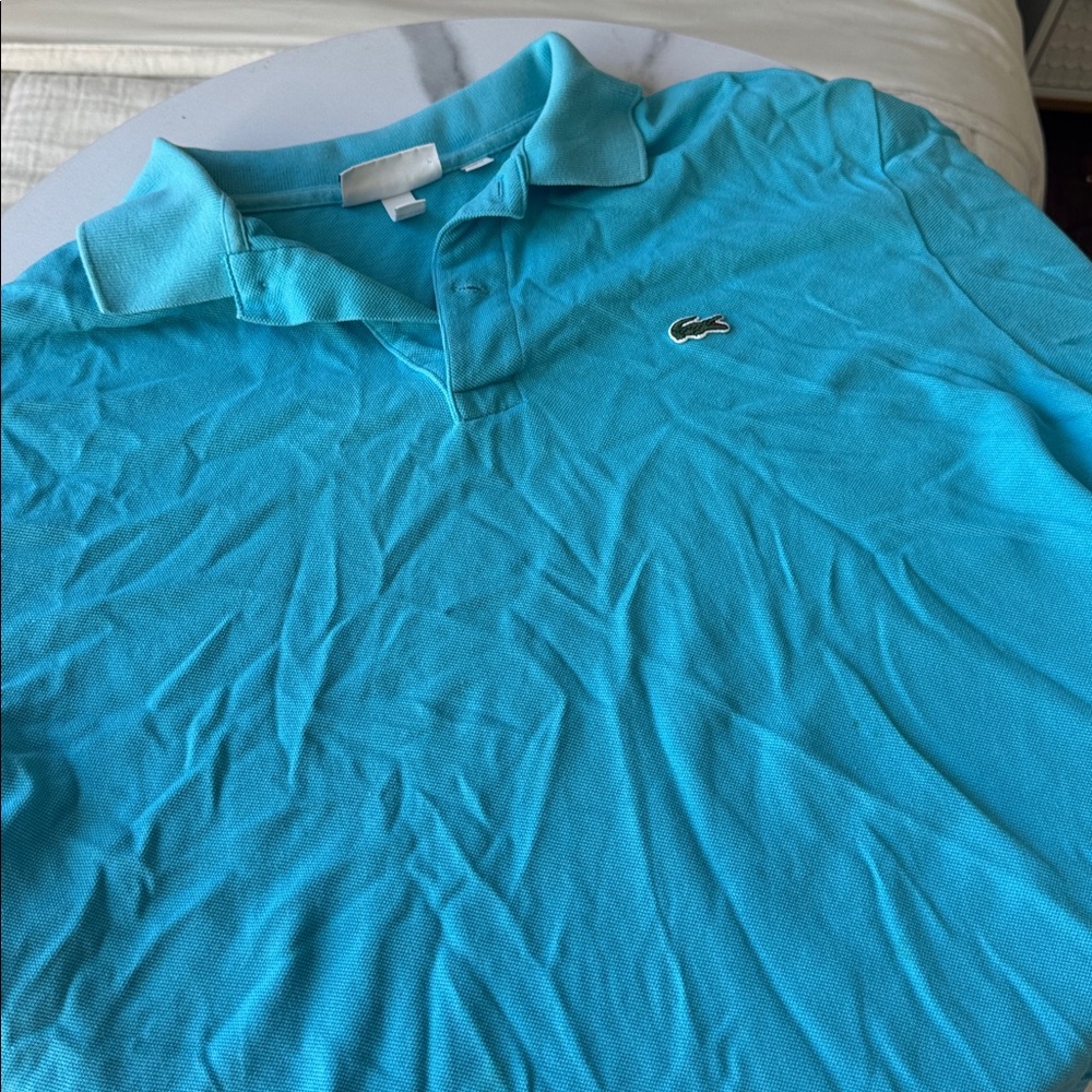 Lacoste Turquoise Polo Shirt